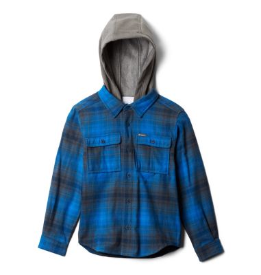 thick flannel hoodie