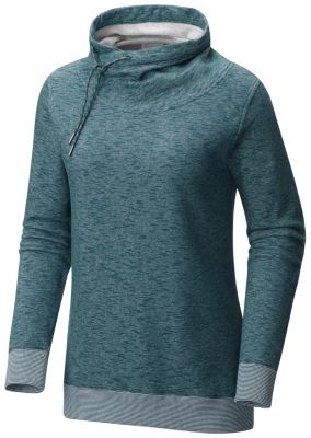 cowl neck pullover sweatshirt