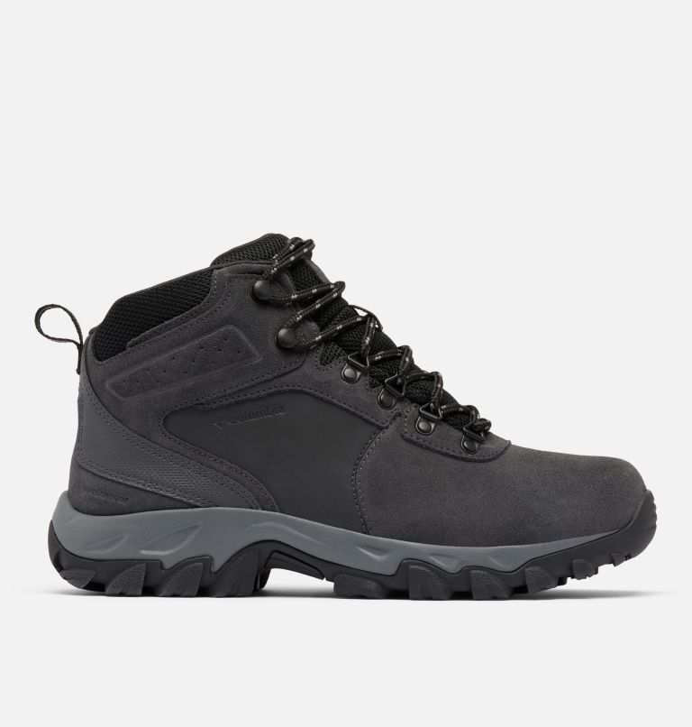 Men's Newton Ridge Plus II Suede Waterproof Hiking Boot - Wide, Color: Shark, Black, image 1
