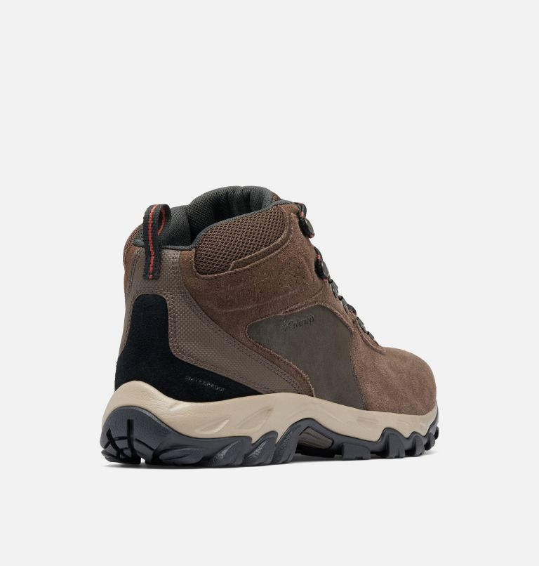 Men's Newton Ridge Plus II Suede Waterproof Hiking Boot - Wide, Color: Cordovan, Spice, image 9