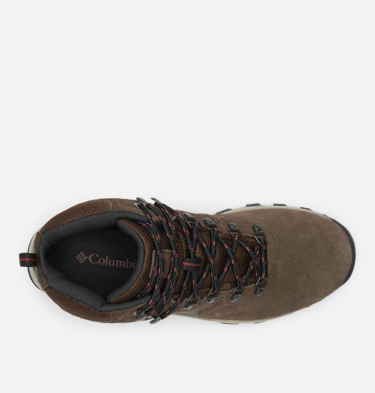 Men's Newton Ridge Plus II Suede Waterproof Hiking Boot - Wide, Color: Cordovan, Spice, image 4