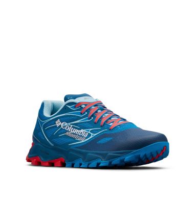 Chaussure Trans Alps F.K.T. II Femme TRANS ALPS&trade; F.K.T.&trade; II | 458 | 10.5, Deep Ocean, Red Camellia, 3/4 front
