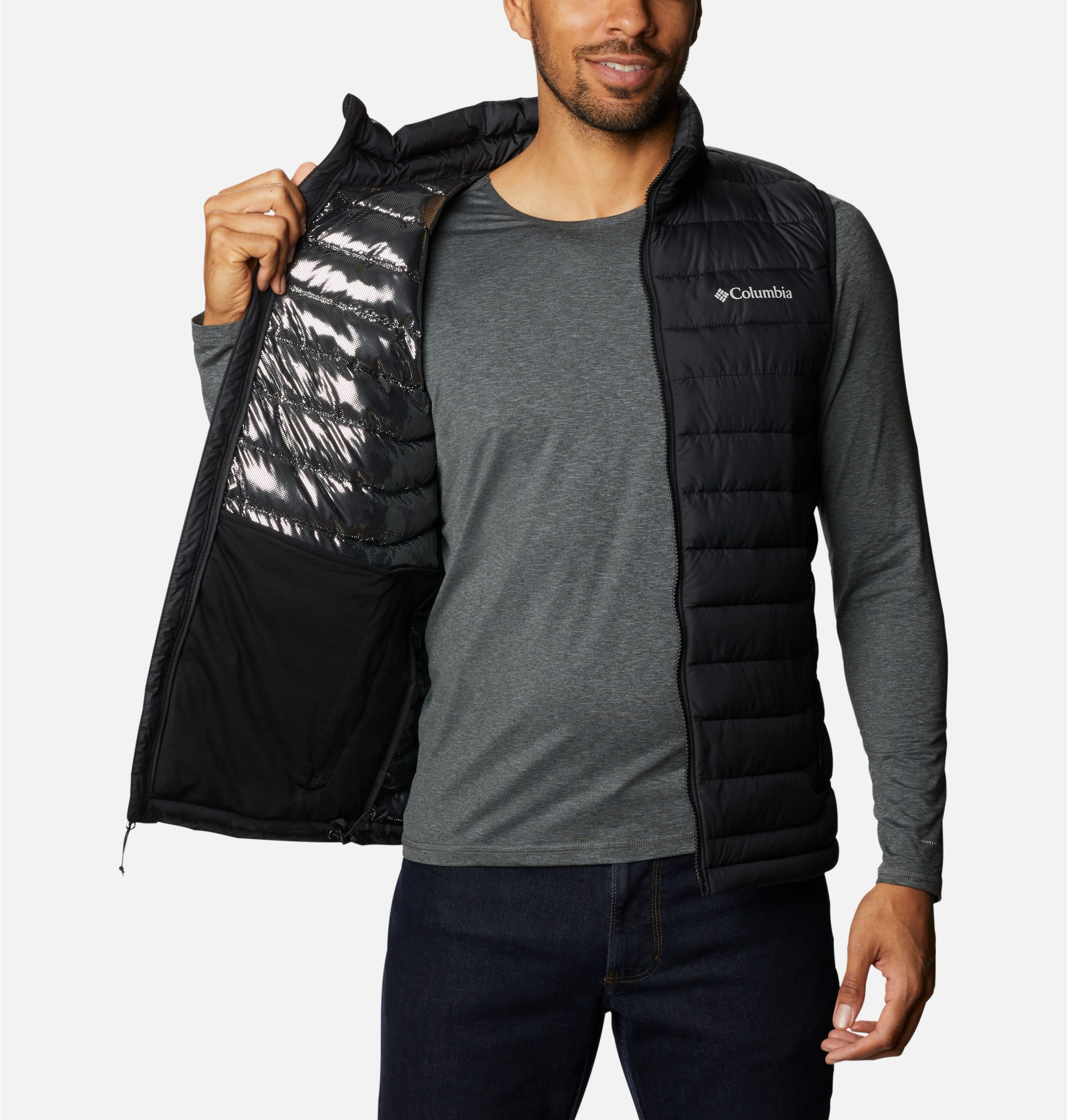 Columbia Powder Lite Vest - Chaleco de fibra sintética Hombre, Comprar  online