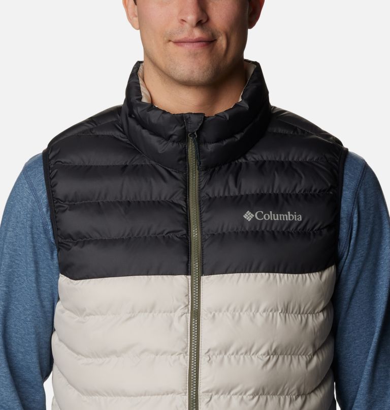 Columbia Men's Powder Lite Vest - 278 Dark Stone/Shark