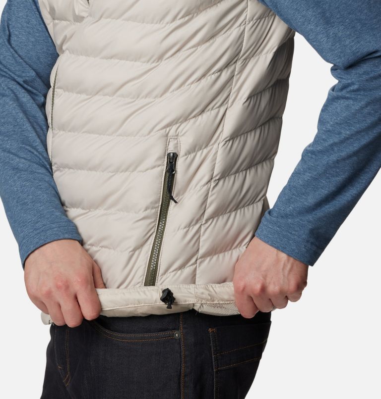 Thumbnail: Men's Powder Lite Insulated Vest, Color: Dark Stone, Shark, image 8