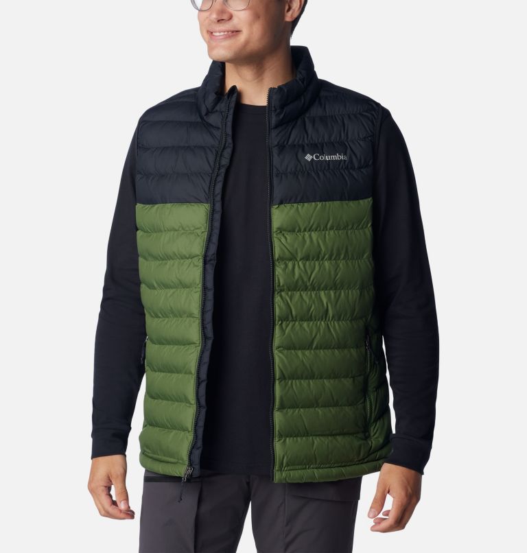 Columbia Powder Lite Vest Green S Man 1748031-352-S