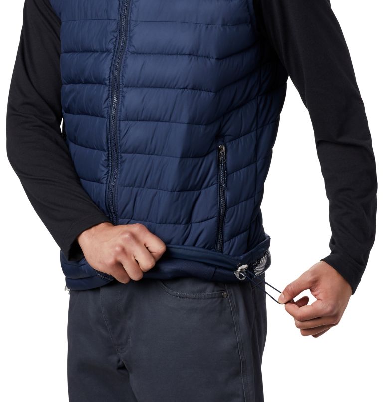 Men's Powder Lite Vest, Color: Collegiate Navy, image 5