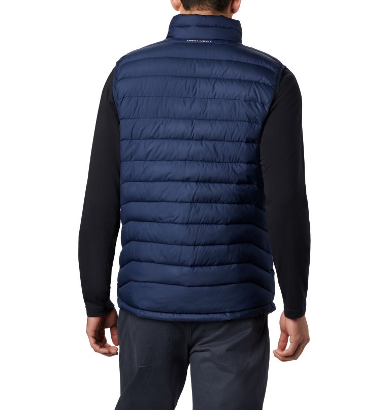 Men's Powder Lite Vest, Color: Collegiate Navy, image 2