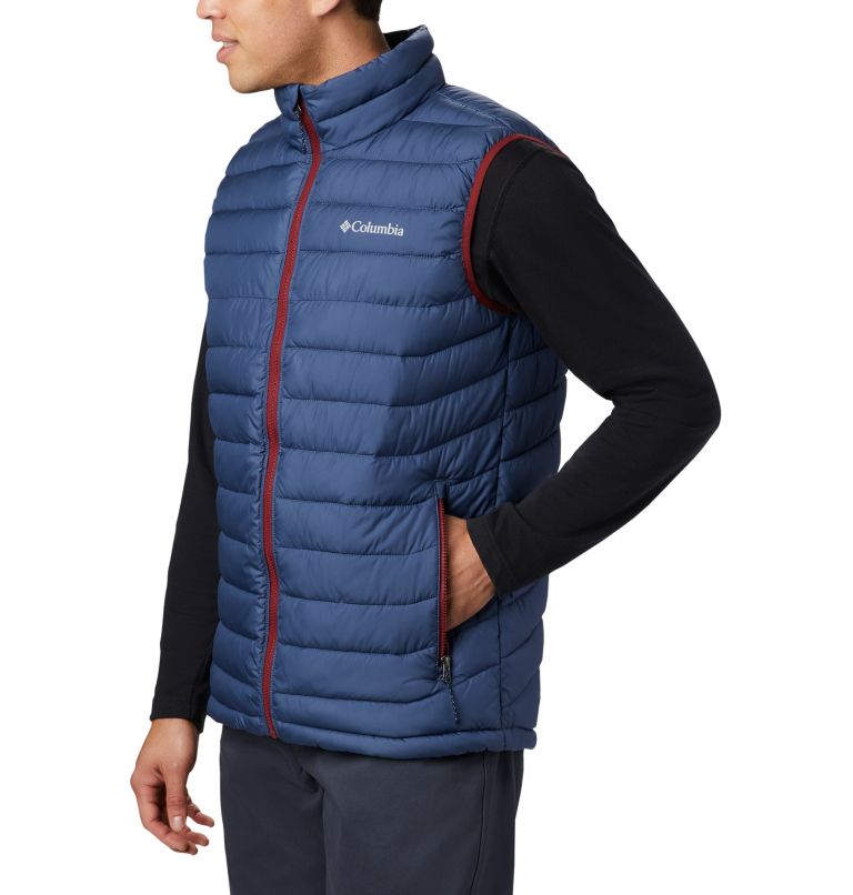 Columbia Men's Powder Lite Water Resistant Omni-Heat Insulated Vest Jacket