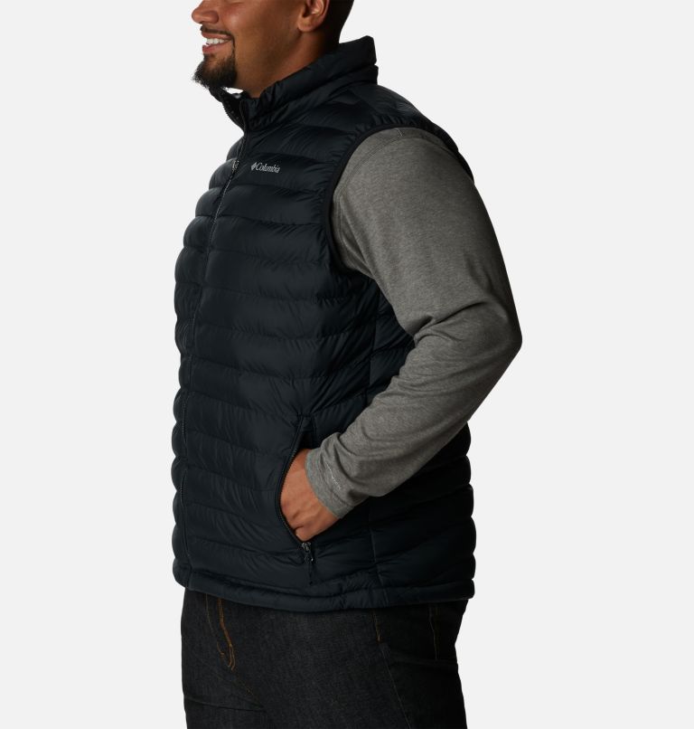 Men's Powder Lite Insulated Vest - Extended Size, Color: Black, image 3
