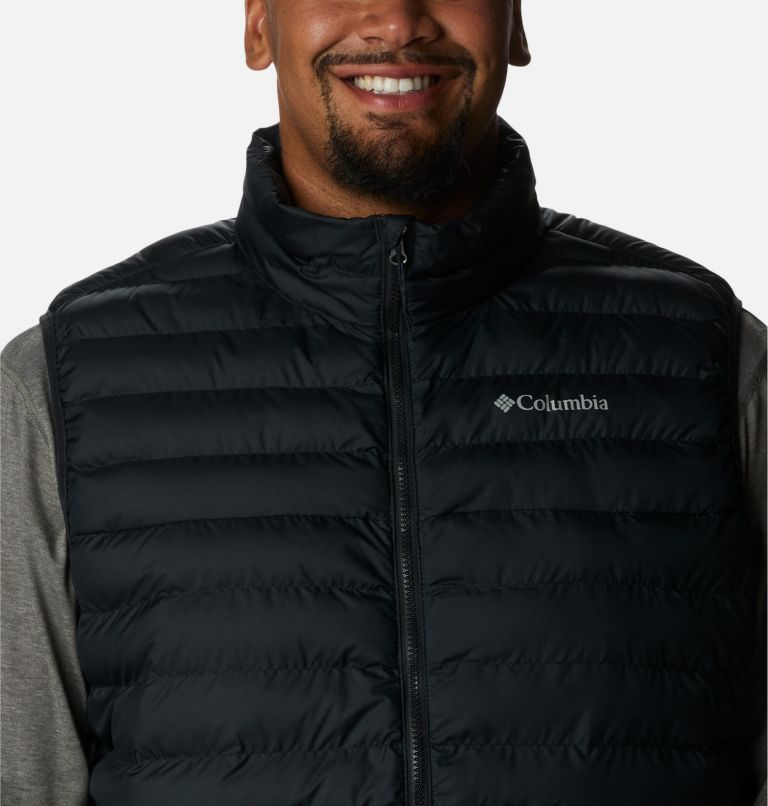 Thumbnail: Men's Powder Lite Insulated Vest - Extended Size, Color: Black, image 4