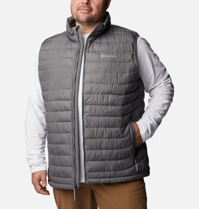 Men's Powder Lite Vest - Big, Color: City Grey, image 8