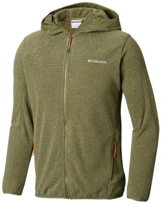 Men's Tough Hiker&trade; Hooded Fleece Jacket Tough Hiker&trade; Hooded Fleece | 213 | L, Peatmoss, Mosstone, front