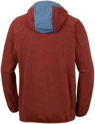 Men's Tough Hiker&trade; Hooded Fleece Jacket Tough Hiker&trade; Hooded Fleece | 213 | L, Rusty, Blue Heron, back