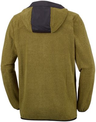 Men's Tough Hiker&trade; Hooded Fleece Jacket Tough Hiker&trade; Hooded Fleece | 213 | L, Mossy Green, Black, back