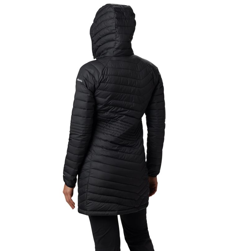Women's Powder Lite Mid Jacket, Color: Black, image 2