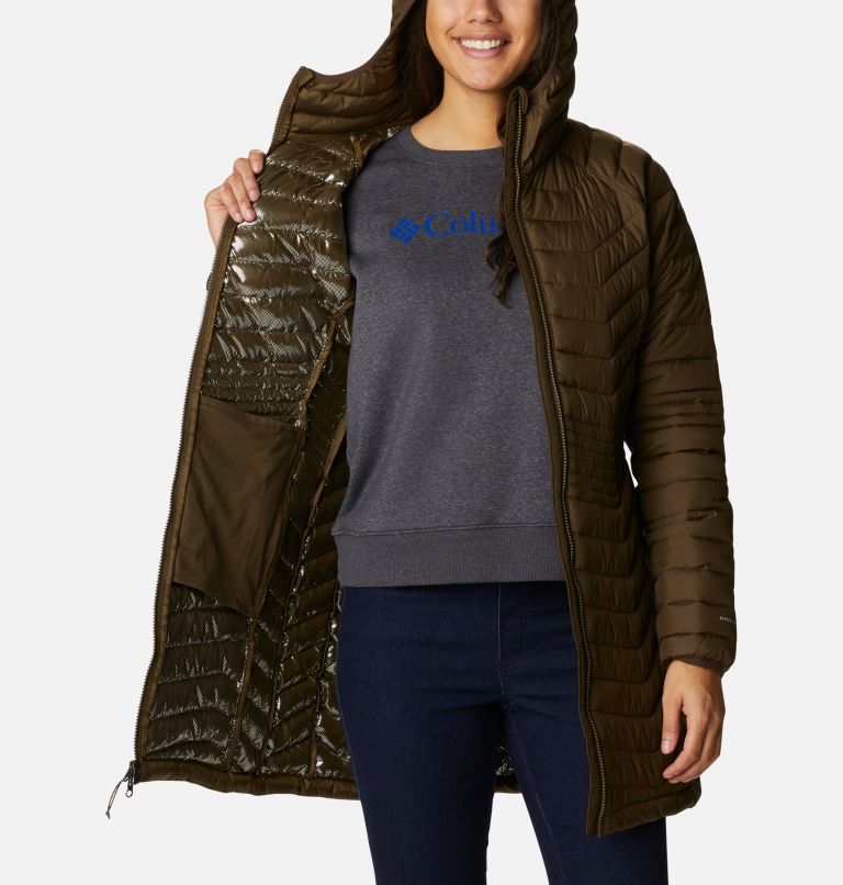 Columbia women's powder on sale lite mid jacket