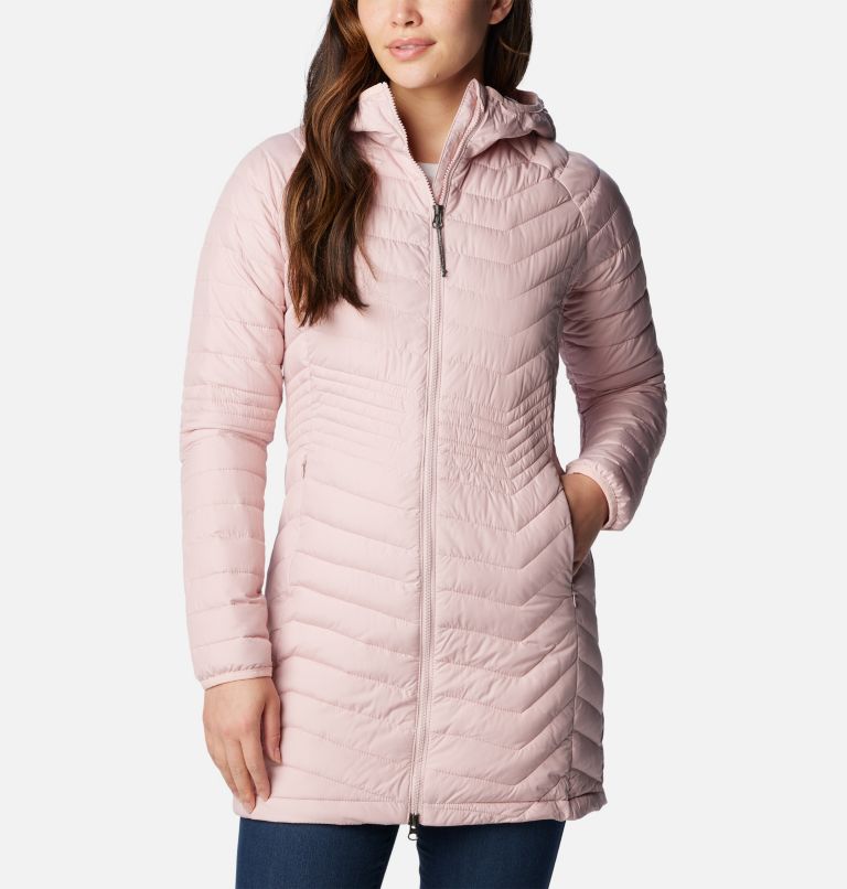 Thumbnail: Women's Powder Lite Mid Jacket, Color: Dusty Pink, image 1