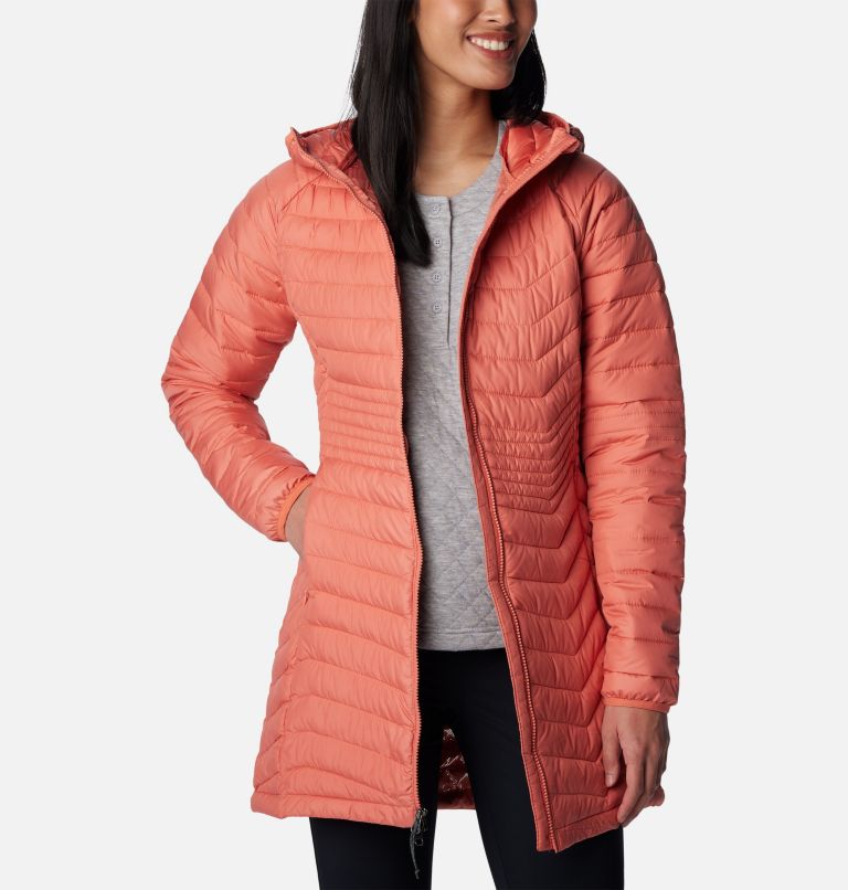 Thumbnail: Women's Powder Lite Mid Jacket, Color: Faded Peach, image 7