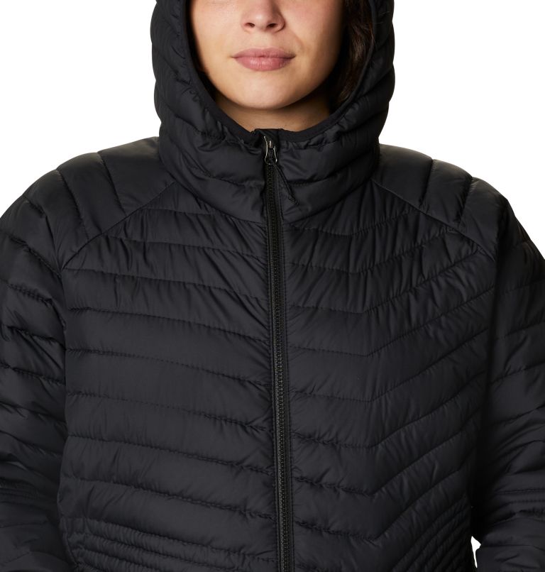 Thumbnail: Women’s Powder Lite Mid Jacket - Plus Size, Color: Black, image 4
