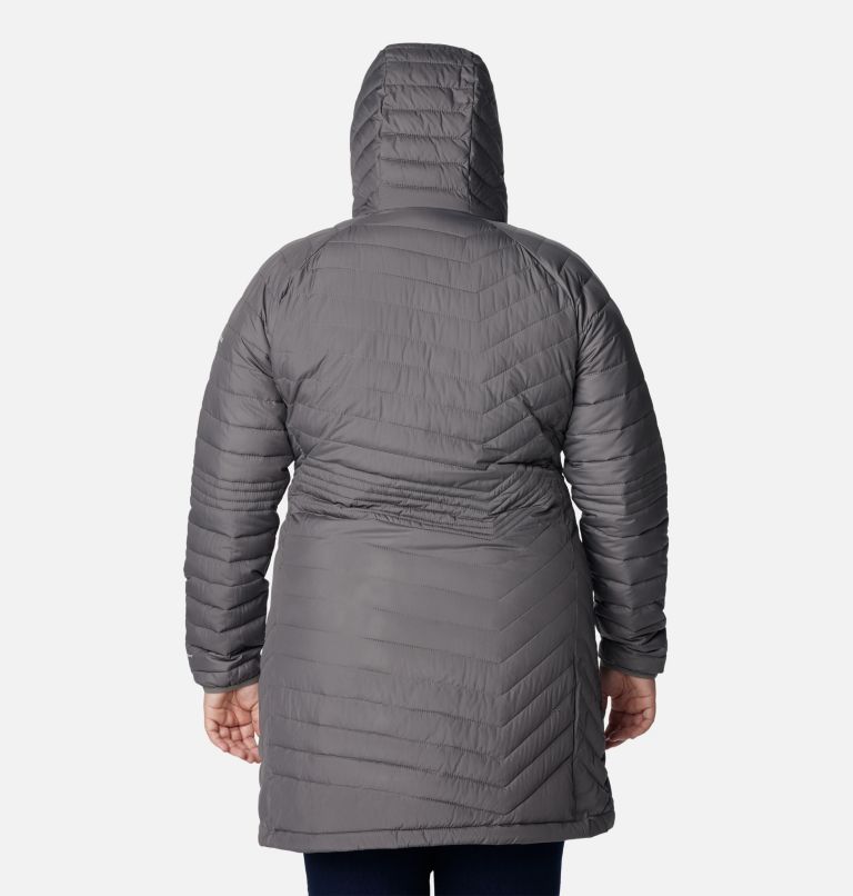 Thumbnail: Women’s Powder Lite Mid Jacket - Plus Size, Color: City Grey, image 2