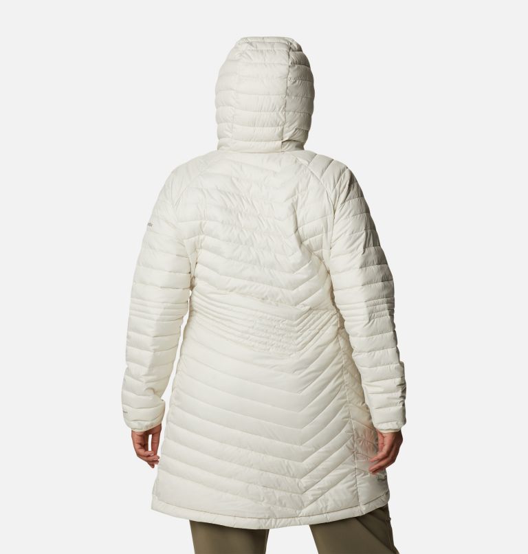 Women’s Powder Lite Mid Jacket - Plus Size, Color: Chalk, image 2