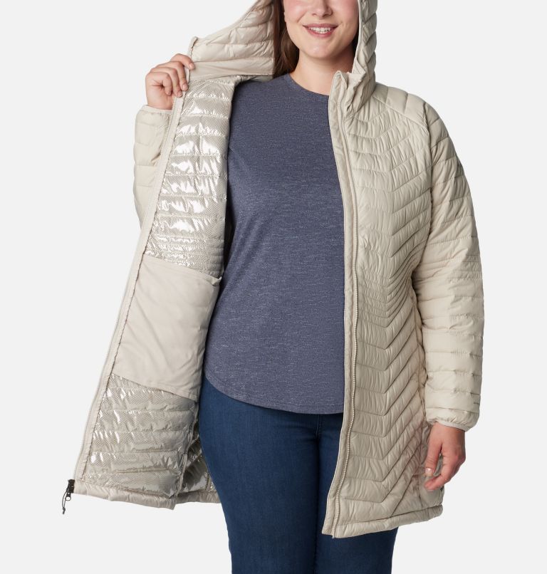 Thumbnail: Women’s Powder Lite Mid Jacket - Plus Size, Color: Dark Stone, image 5