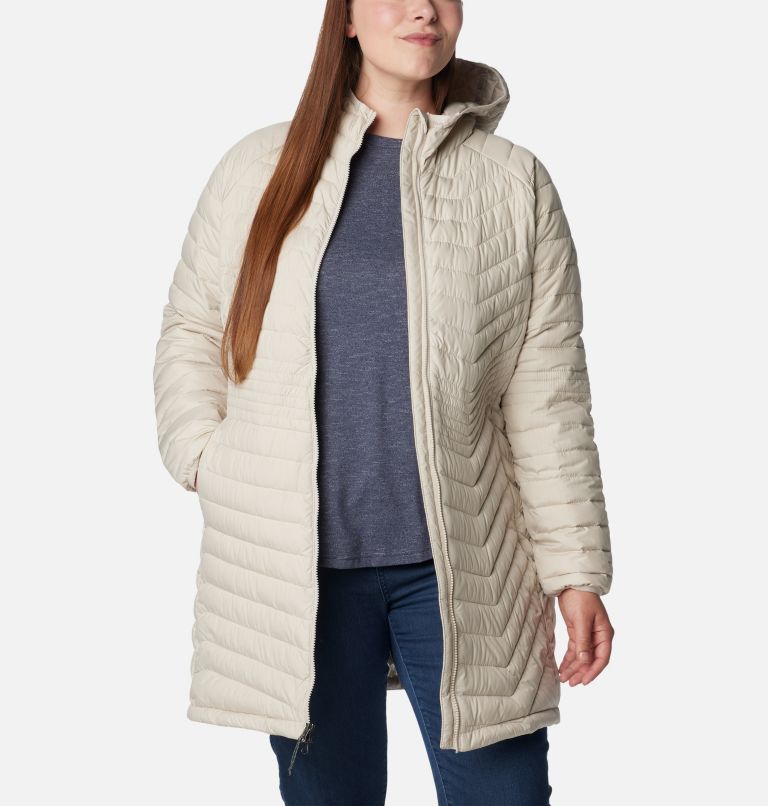 Thumbnail: Women’s Powder Lite Mid Jacket - Plus Size, Color: Dark Stone, image 7