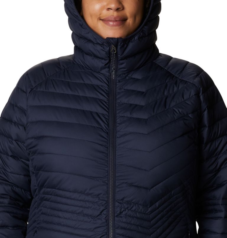 Women’s Powder Lite Mid Jacket - Plus Size, Color: Dark Nocturnal, image 4