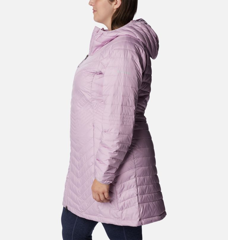 Women’s Powder Lite Mid Jacket - Plus Size, Color: Aura, image 3