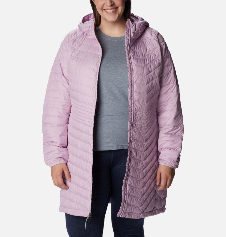 Women’s Powder Lite Mid Jacket - Plus Size, Color: Aura, image 7