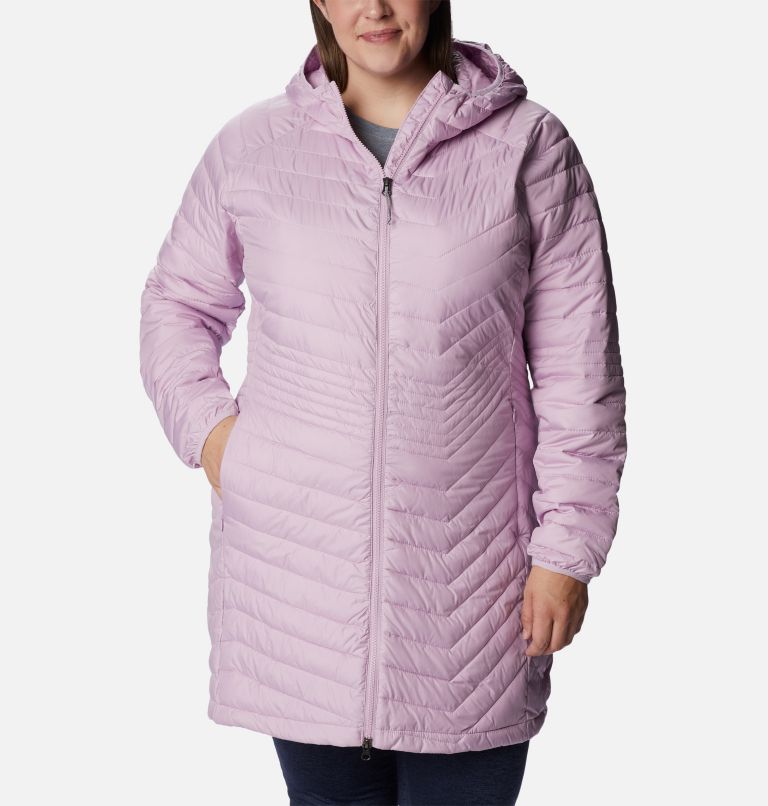 Women’s Powder Lite Mid Jacket - Plus Size, Color: Aura, image 1