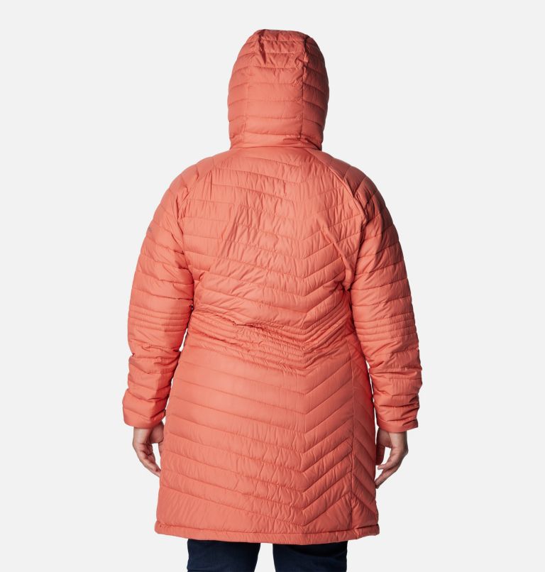 Women’s Powder Lite Mid Jacket - Plus Size, Color: Faded Peach, image 2