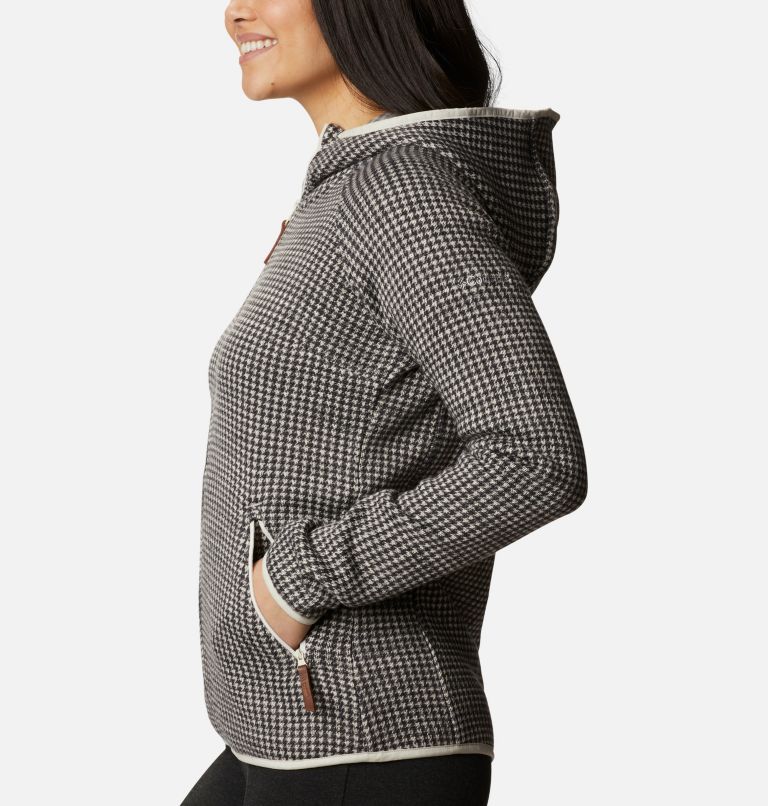 Chillin Fleece | 192 | L, Color: Chalk Houndstooth, image 3