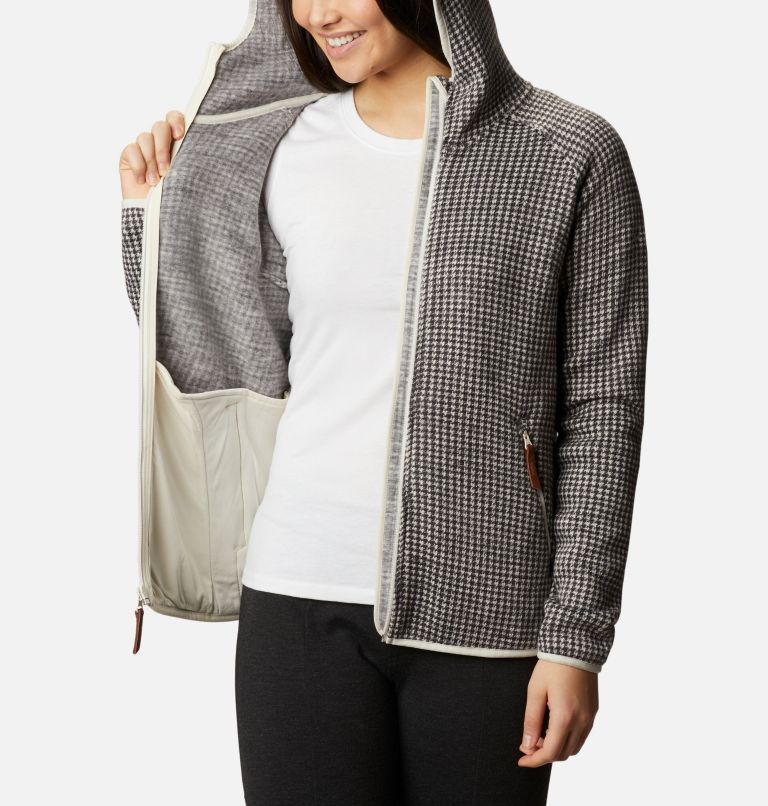 Chillin Fleece | 192 | L, Color: Chalk Houndstooth, image 5