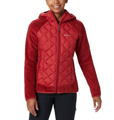 Veste Polaire Techy Hybrid&trade; Femme Techy Hybrid&trade; Fleece | 602 | XS, Daredevil, Beet Stripe, front