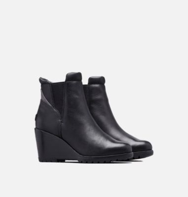 sorel after hours chelsea boot black