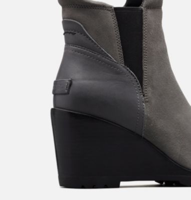 sorel after hours waterproof suede chelsea boot