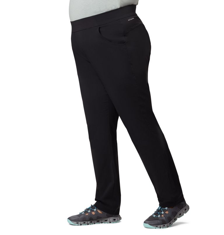 Women's Anytime Casual Pull On Pants - Plus Size, Color: Black