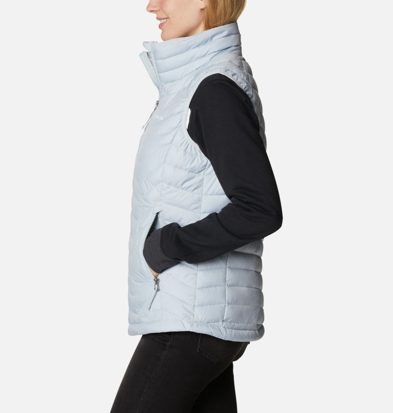 Women's Powder Lite Vest, Color: Cirrus Grey, image 3