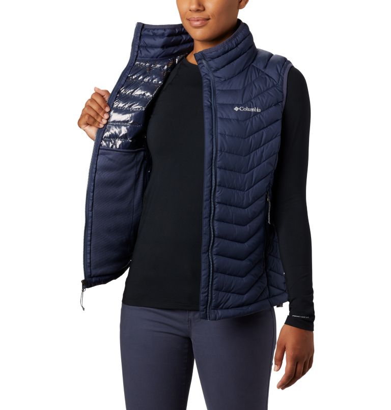 Thumbnail: Women's Powder Lite Insulated Vest, Color: Nocturnal, image 4