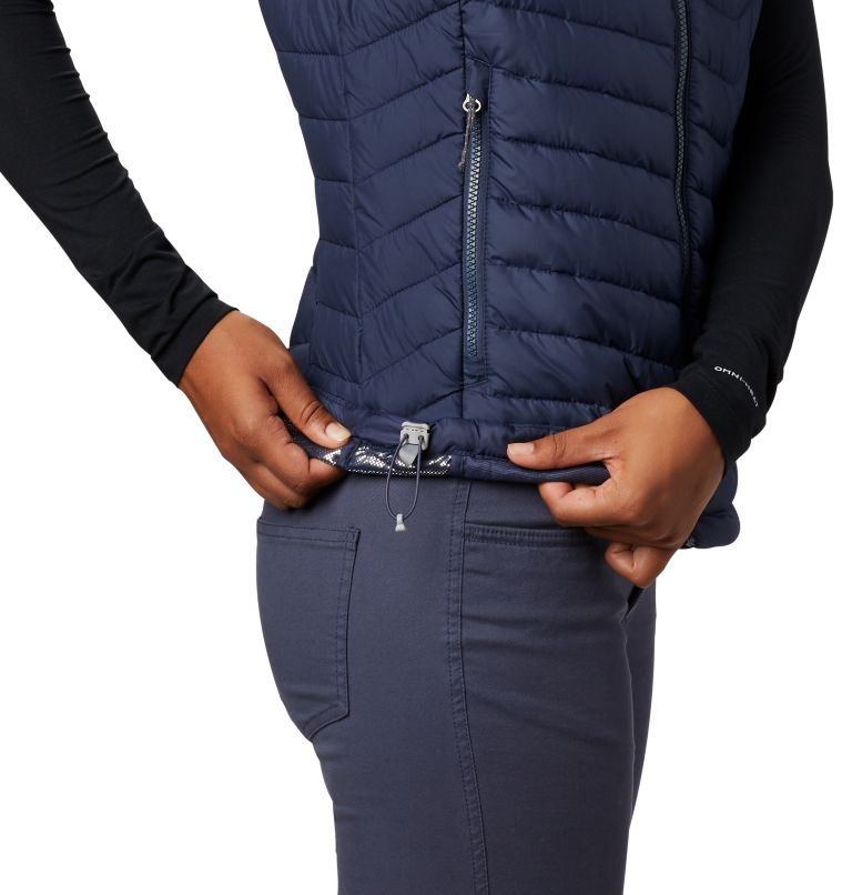Thumbnail: Women's Powder Lite Insulated Vest, Color: Nocturnal, image 6