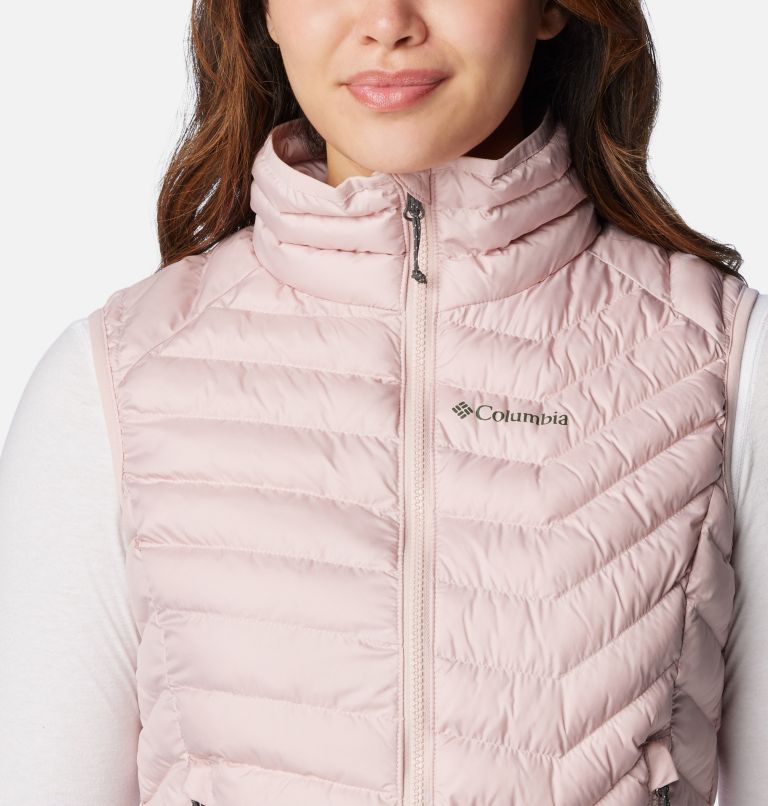 Women's Powder Lite Insulated Vest, Color: Dusty Pink, image 4