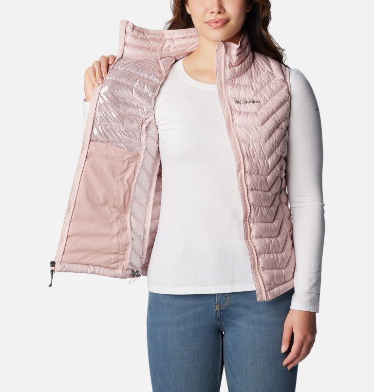 Thumbnail: Women's Powder Lite Insulated Vest, Color: Dusty Pink, image 5
