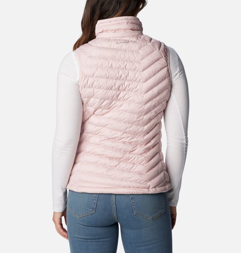 Women's Powder Lite Insulated Vest, Color: Dusty Pink, image 2