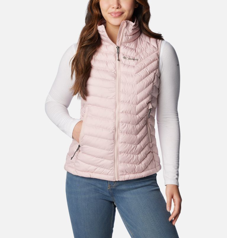 Thumbnail: Women's Powder Lite Insulated Vest, Color: Dusty Pink, image 1