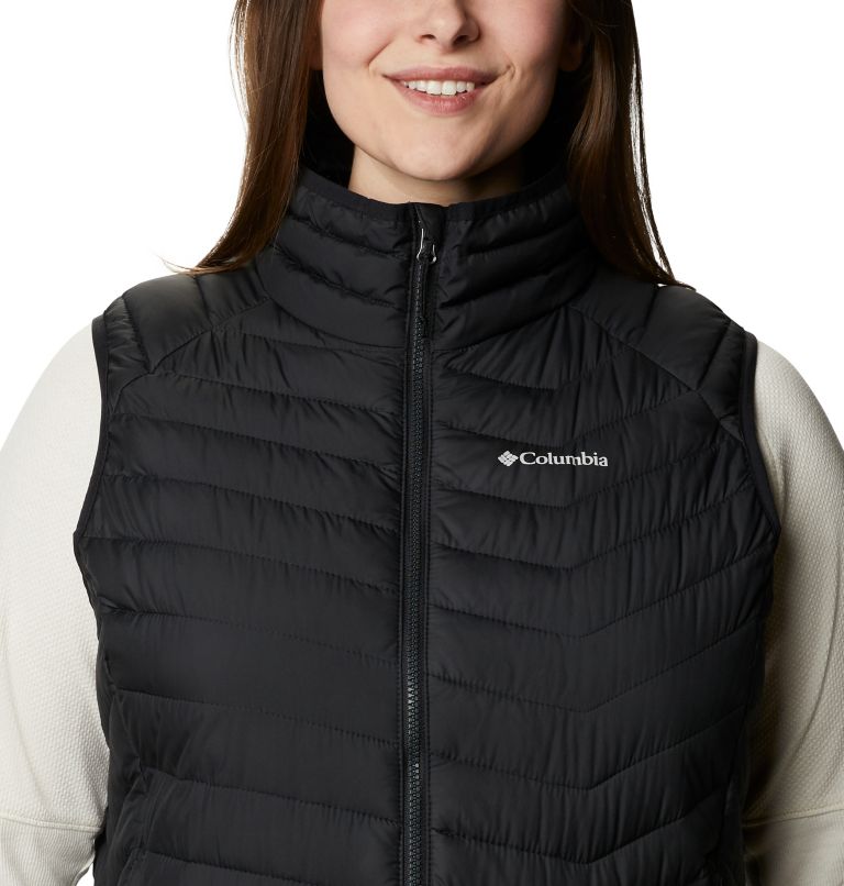 Women's Powder Lite Vest - Plus Size, Color: Black