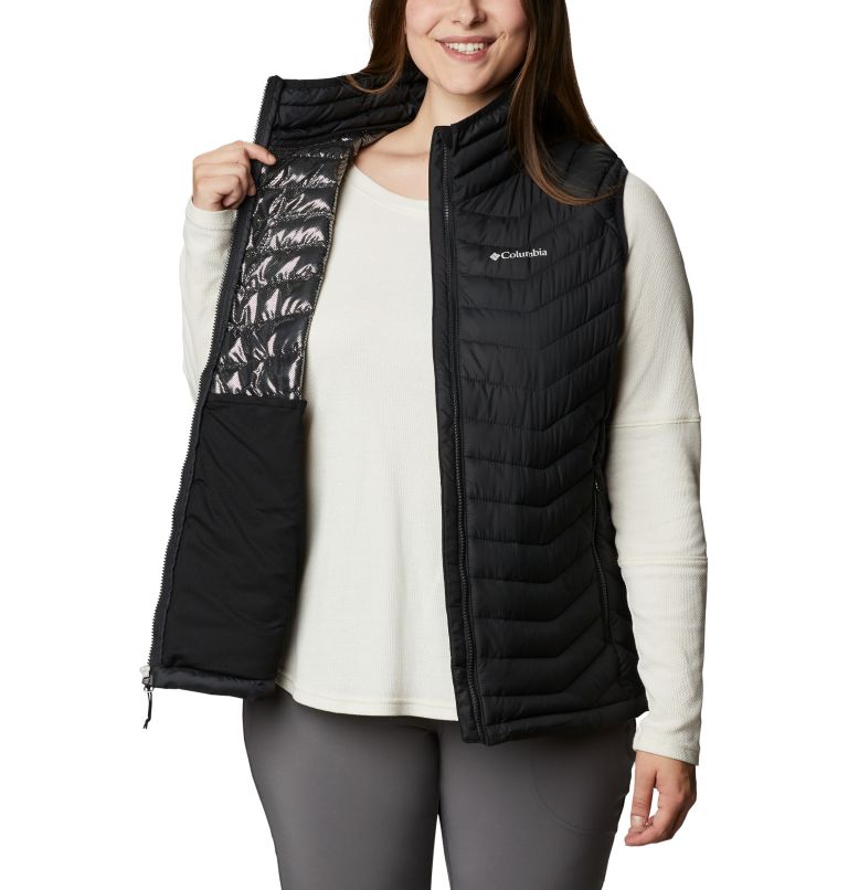 Thumbnail: Women's Powder Lite Vest - Plus Size, Color: Black, image 5