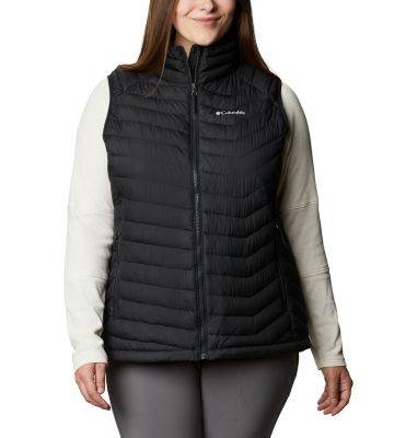 columbia women's plus size vests