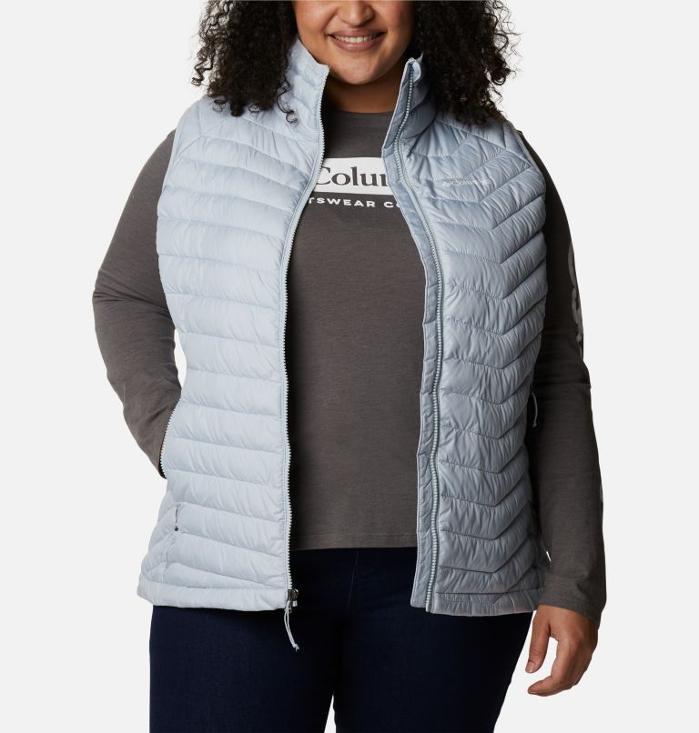 Women's Powder Lite Vest - Plus Size, Color: Cirrus Grey
